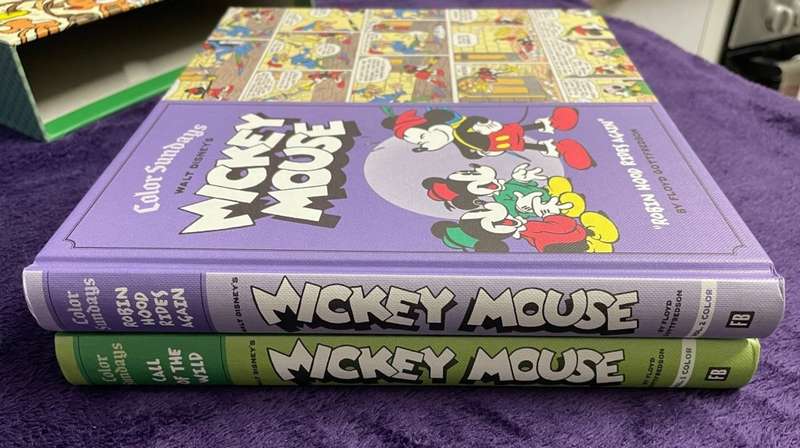 Walt Disney`s Mickey Mouse Color Sundays: Volume 1 and 2 (Hardcover) - Floyd Gottfredson