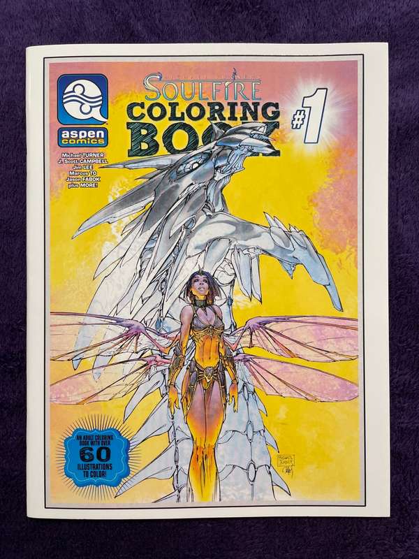 Soulfire Adult Coloring Book #1 - Aspen Comics