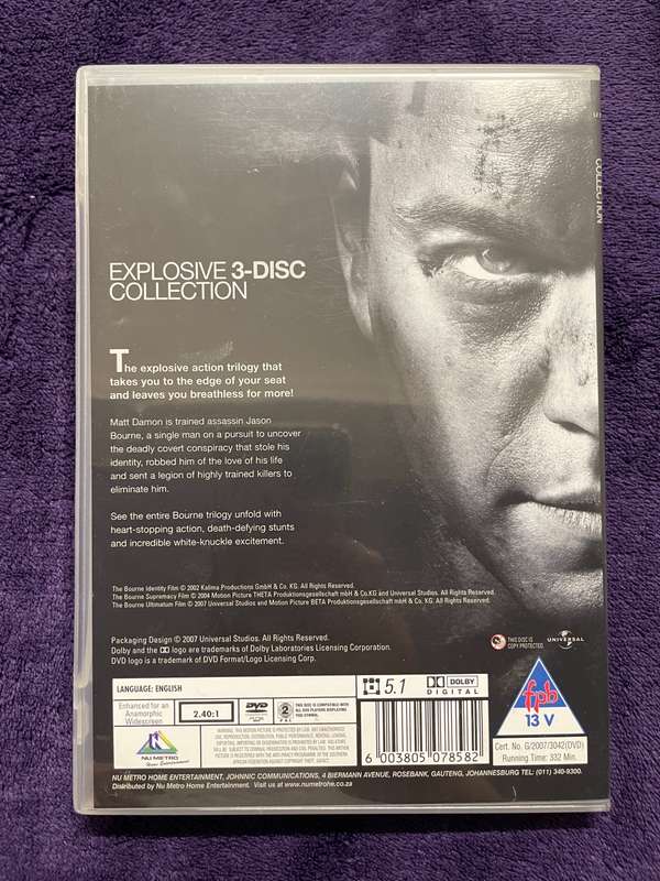 Movie Mix The Ultimate Bourne Collection DVD