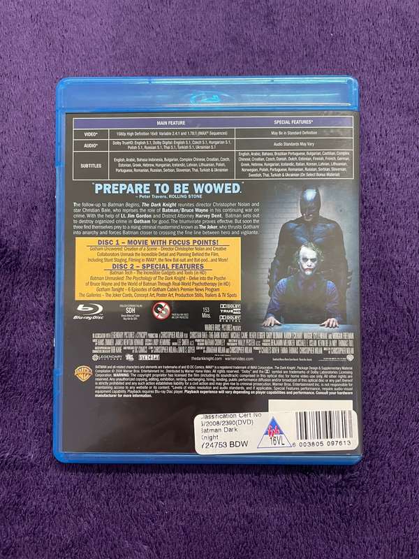 Movie Mix Batman The Dark Knight Set
