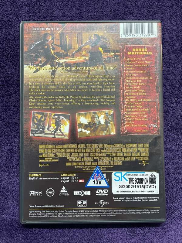 Movie Mix The Mummy & Scorpion King Set