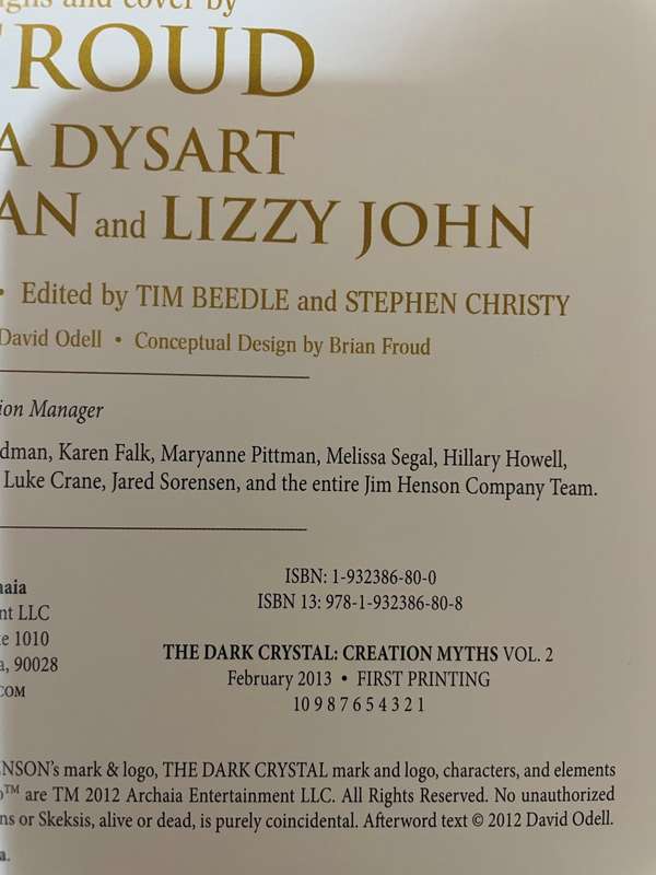 Dark Crystal: Creation Myths by Jim Henson - Volume 1 & 2 (Hardcover)