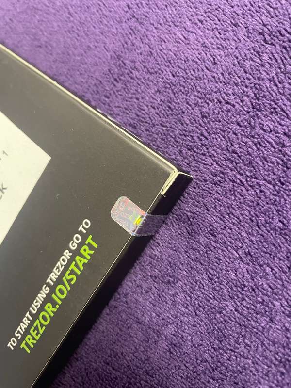Trezor Cryptocurrency Hardware Wallet - Black