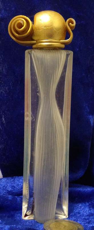 Perfume Bottle - ORGANZA GIVENCHY Paris* Frosted * Silhouette empty