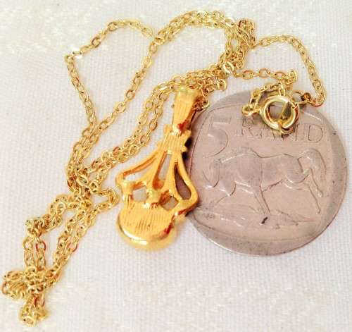 GENUINE AMETHYST+DIAMOND CHIPgold Tone Metal+chain circa 1965L@@K *BUY NOW*LISTINGS NO WAITING