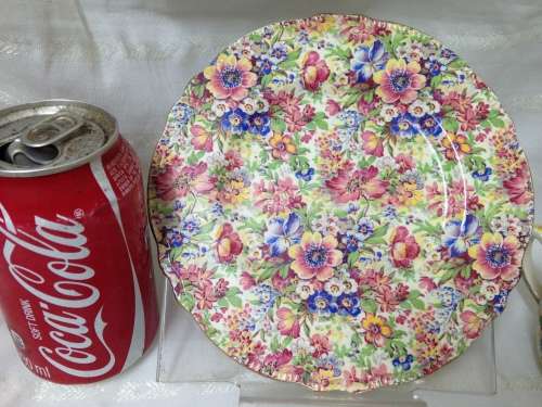 CHINTZ  -Royal Winton -PATTERN"Sunshine"Plate*SIDE PLATE!!GREAT COUNTRY HOME DECOR!!!
