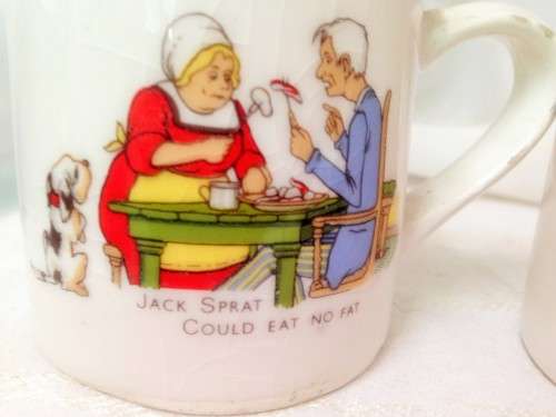 2 Nursery Rhym Cups*For DISPLAY ONLY*!!GREATCOUNTRY HOME DECOR!!L@@k at myOTHER LISTINGS