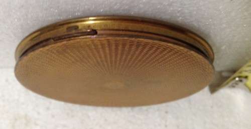 COMPACT Powder -  PYGMALION - decorative NEEDLE POINT TOP - England
