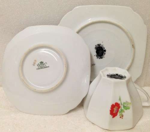 VTG*TRIO*VICTORIA-Czechoslovakia *GREAT COUNTRY HOME DECOR*