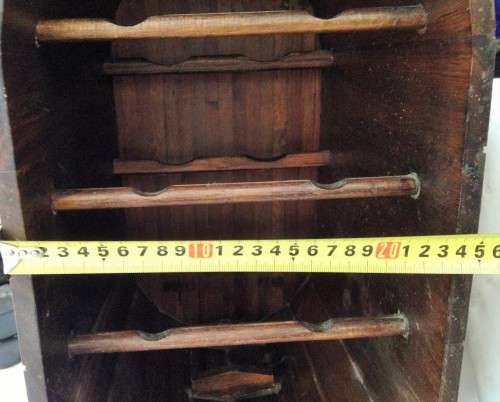 WINE RACK 3 tier houses 6 Bottles