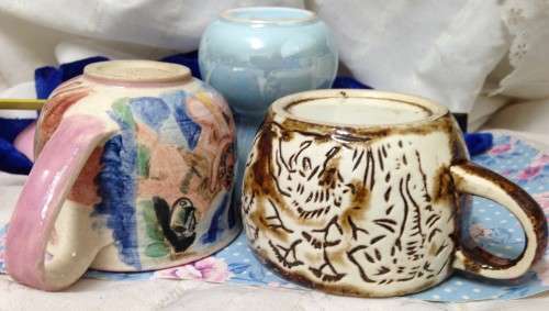 UNUSUALAnimal park Jug*Blue Lustre Vase*Pottery Cup*LOOK atMy*BUYNOW*items* NO WAITING