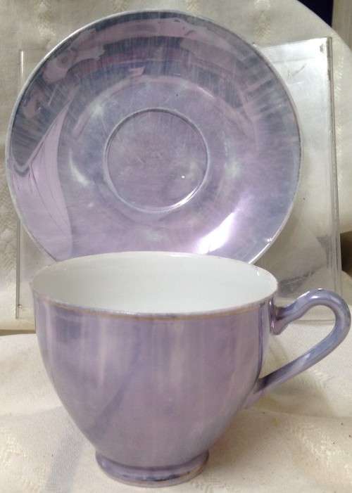LUSTRE DUO-BEAUTIFUL LILAC  [1 CUP+ 1 SAUCER]