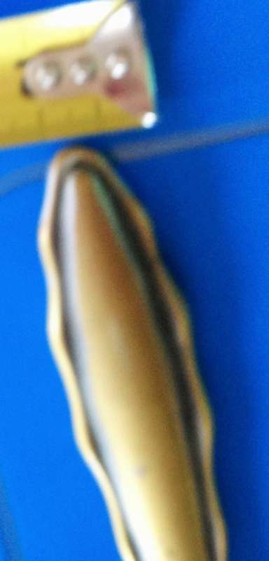 VINTAGE MIRROR*BEVELED*Monograme MB*hand held metal*Damage!!GREAT COUNTRY HOME DECOR!!!!