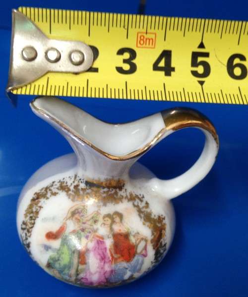 MINIATURE`s -2 X DUO-CERAMIC +JUG LIMOGES  chip