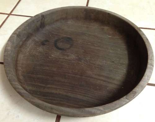 EXQUISITE 3WOOD BOWLS 2 BIG HEAVY CARVED FRIEZE+PLAIN HAS SIEVE rusted!GREAT COUNTRY HOME DECOR!!!!