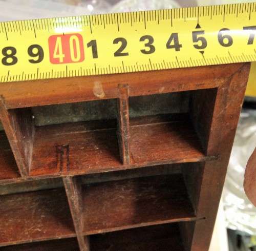 42-Spaces*PRINTER TRAY-OLD WOOD SHOWS WARE!!GREAT COUNTRY HOME DECOR!!L@@K AtmyBUY NOW*NO WAITING