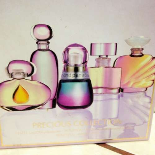 ESTEE LAUDER Box 5 miniature PERFUME BOTTLES *EMPTY LOOK At My BUY NOW LISTINGS NO WAITING