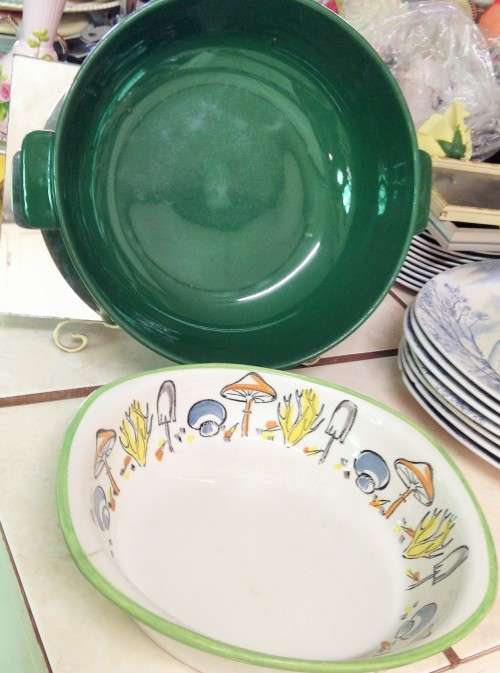 2 items OVEN WARE 1 GREEN +1 made in Sweden