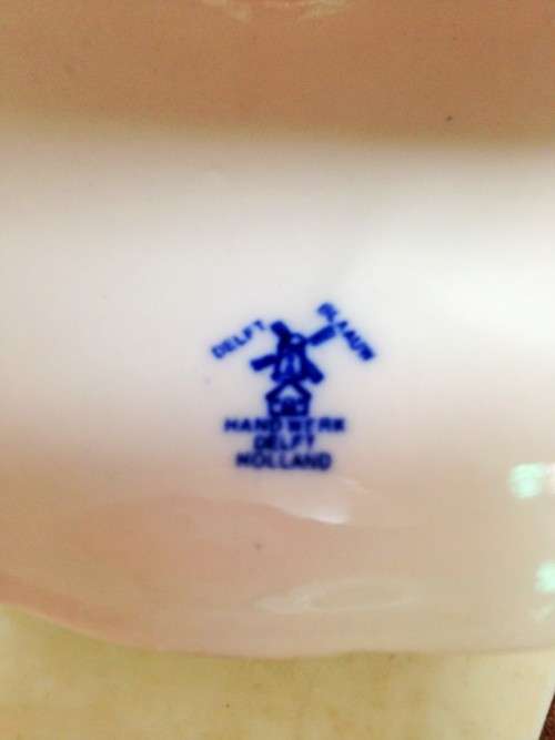 !!BELL-DELFT H.75MM-STAMP -BLAAUW -HAND WERK DELFT HOLLAND !!GREAT COUNTRY HOME DECOR!!!