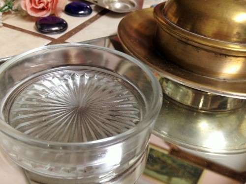 BRASS BUTTER DISH* INSCRIBED inside basepLATED*LID*+GLASS*!!!GREAT COUNTRY HOME KITCHEN DECOR!!!!