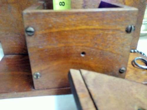 Wood box for String the Scissors Attached Look At My BUy NOW Listings NO WAITING