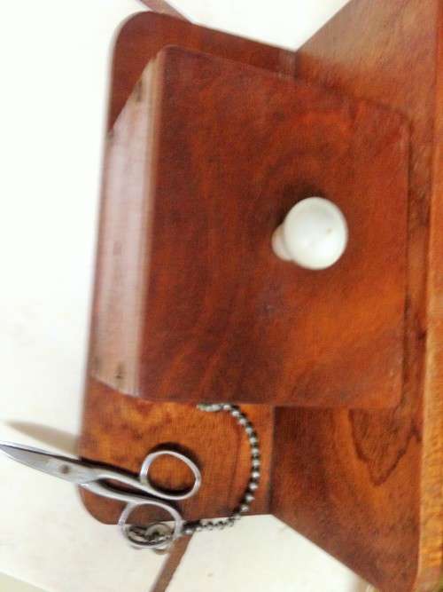 Wood box for String the Scissors Attached Look At My BUy NOW Listings NO WAITING