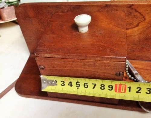 Wood box for String the Scissors Attached Look At My BUy NOW Listings NO WAITING