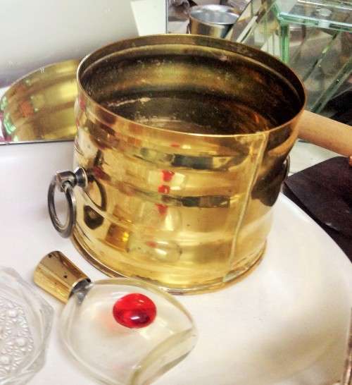 2 Brass Wine coolers LUSTRE WARE*Hand made inCAPE TOWN