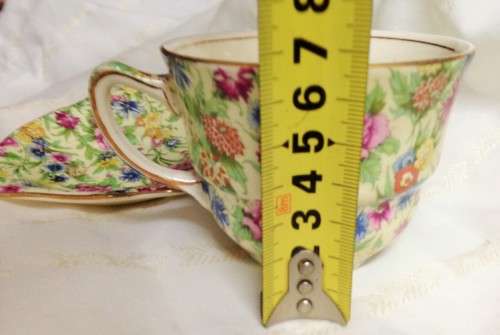 Royal Winton Grimwades CHINTZ PATTERN"Kew"*Tennis Snack set!!!GREAT COUNTRY HOME DECOR !!!