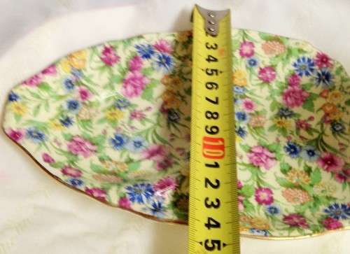 Royal Winton Grimwades CHINTZ PATTERN"Kew"*Tennis Snack set!!!GREAT COUNTRY HOME DECOR !!!