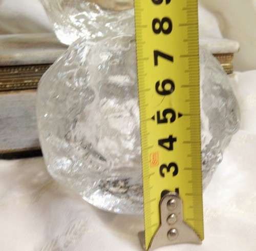 SWEDEN 1742*KOSTA BODA2"SNOWBALL"eachWeigh712 gramVotiveThick glass + 2 SMALL CONTROALL FOR ONE BID