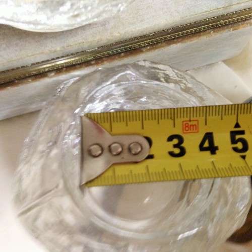 SWEDEN 1742*KOSTA BODA2"SNOWBALL"eachWeigh712 gramVotiveThick glass + 2 SMALL CONTROALL FOR ONE BID