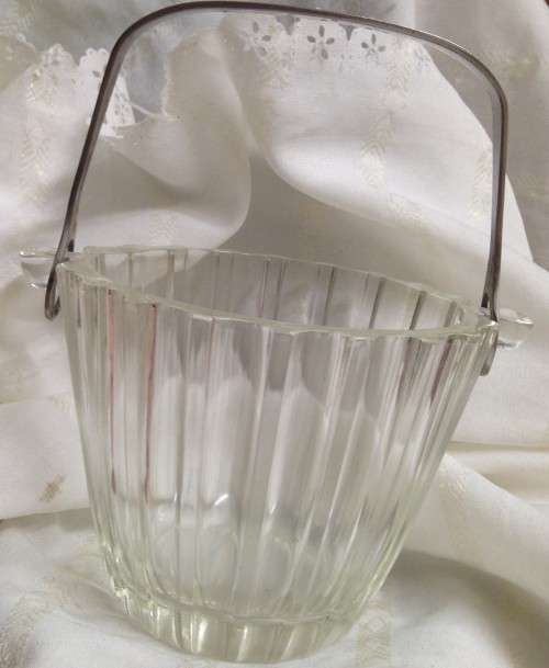 LEAD CRYSTAL ICE BUCKET* POSSIBLY ATLANTIS