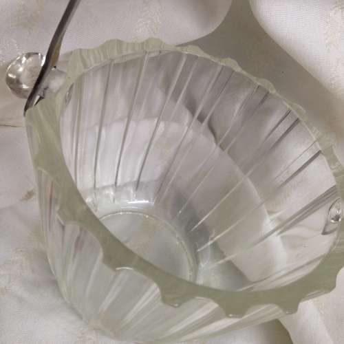 LEAD CRYSTAL ICE BUCKET* POSSIBLY ATLANTIS
