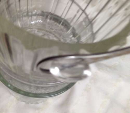 LEAD CRYSTAL ICE BUCKET* POSSIBLY ATLANTIS