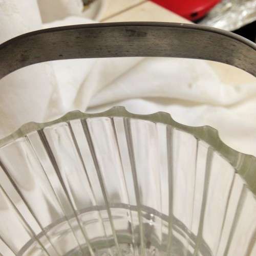 LEAD CRYSTAL ICE BUCKET* POSSIBLY ATLANTIS