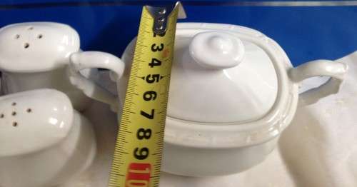 1 MILK Jug Willow pattern+Mikasa DINNER at Eight SUGAR BASIN+lid + 2SALT SHAKERS
