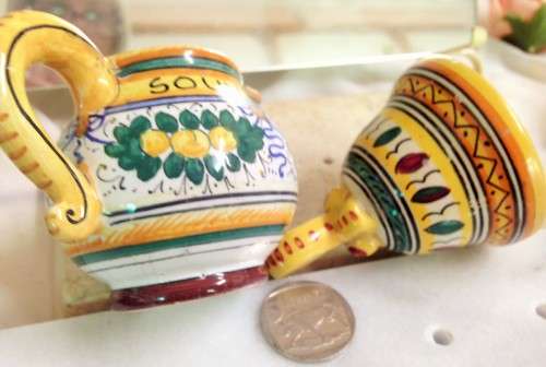 1 JUG + BELL Made in ITALY ROMA Souvenir