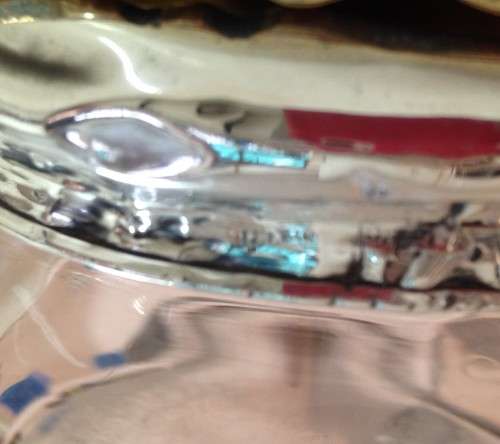 F H A and Co Birmingham1947 hallmarked sterling silverround powder  Bowl