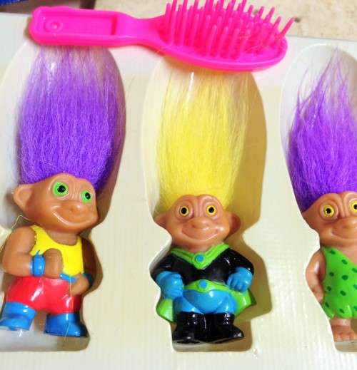 6 VINTAGE BABY TROLLS IN BOX* GREAT COUNTRY HOME DECOR!L@@KaTmy*BUY NOW items*NO WAITING
