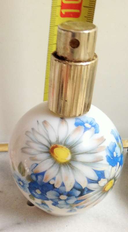 Perfume Bottle - !!!RARE!! Milk Glass *ILONA West Germany*empty*
