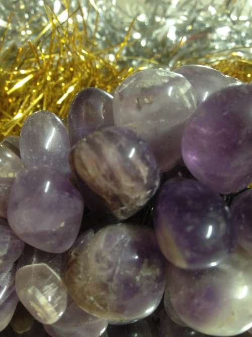 GondolaVaseAMETHYST GRAPES*SEMI PRECIOUS STONES *GREAT COUNTRYHomeDecor*L@@KatMyBUY NOW.*NO WAITING