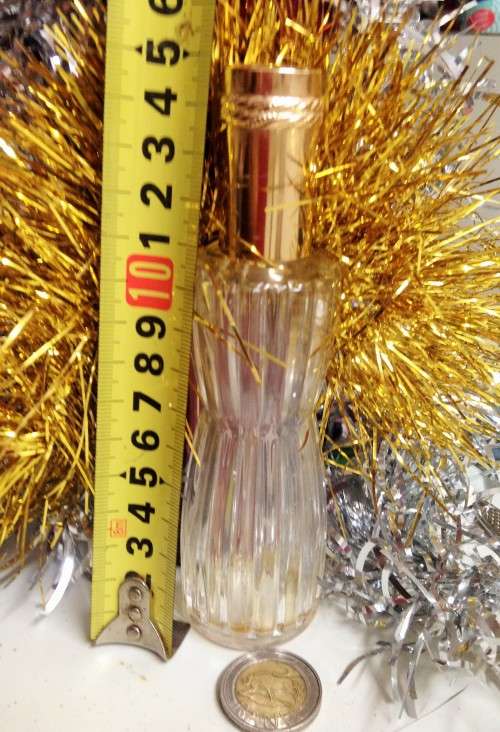 Perfume bottle YOUTH DEW empty + empty Box Royal Secret