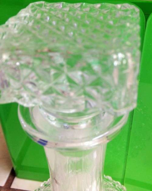 Decanter +stopper - Crystal d Arq  LOOK AT MY BUY NOW LISTINGS NO WAITING