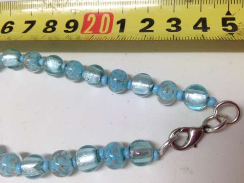 VINTAGE MURANO GLASS BEAD NECKLACE  *GREATCOUNTRY HOME DECOR*L@@KatMyBUYNOWitemsNOWAITING