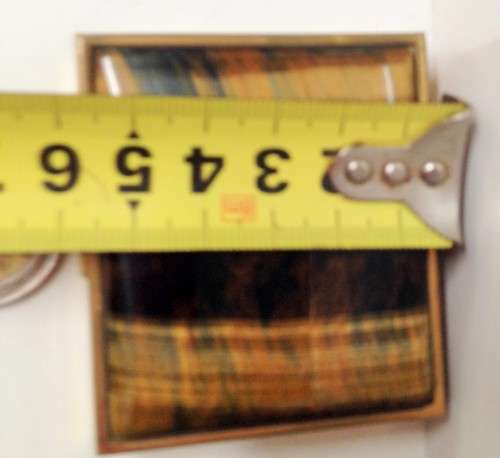Pill box Tigers Eye  6 cm gem stone semi-precious Precious Top slab  England