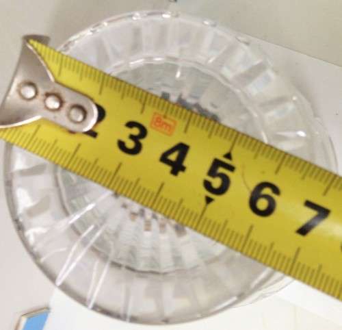 VASE -CUT Glass CRYSTAL height 160mm*W. 724 grams