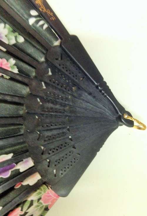 GUILLOCHE Hand MIRROR  Vanity dressing table decor bevelled +FAN
