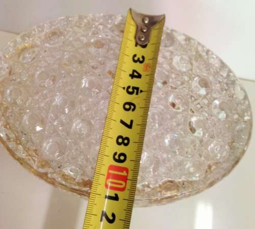 RARE-G.S.E.Ottone Garantito CRYSTAL HingedTRINKET BoxIataliaRefraction Super LuminousHigh resonance