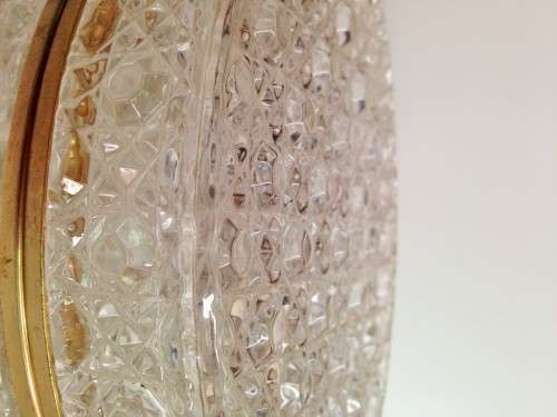 RARE-G.S.E.Ottone Garantito CRYSTAL HingedTRINKET BoxIataliaRefraction Super LuminousHigh resonance